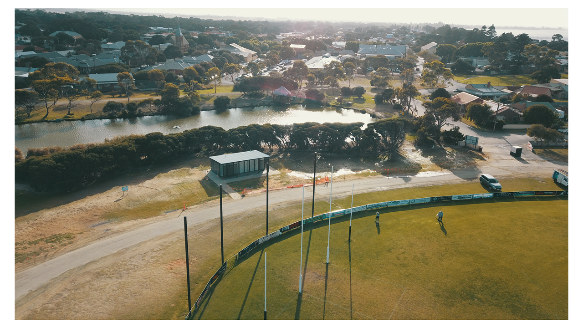 Toilet & Goal Posts - Drone