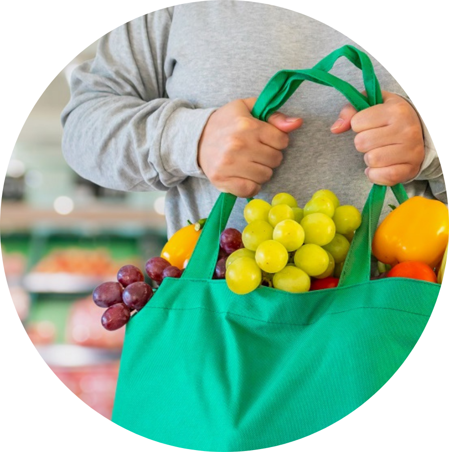shopping bag green