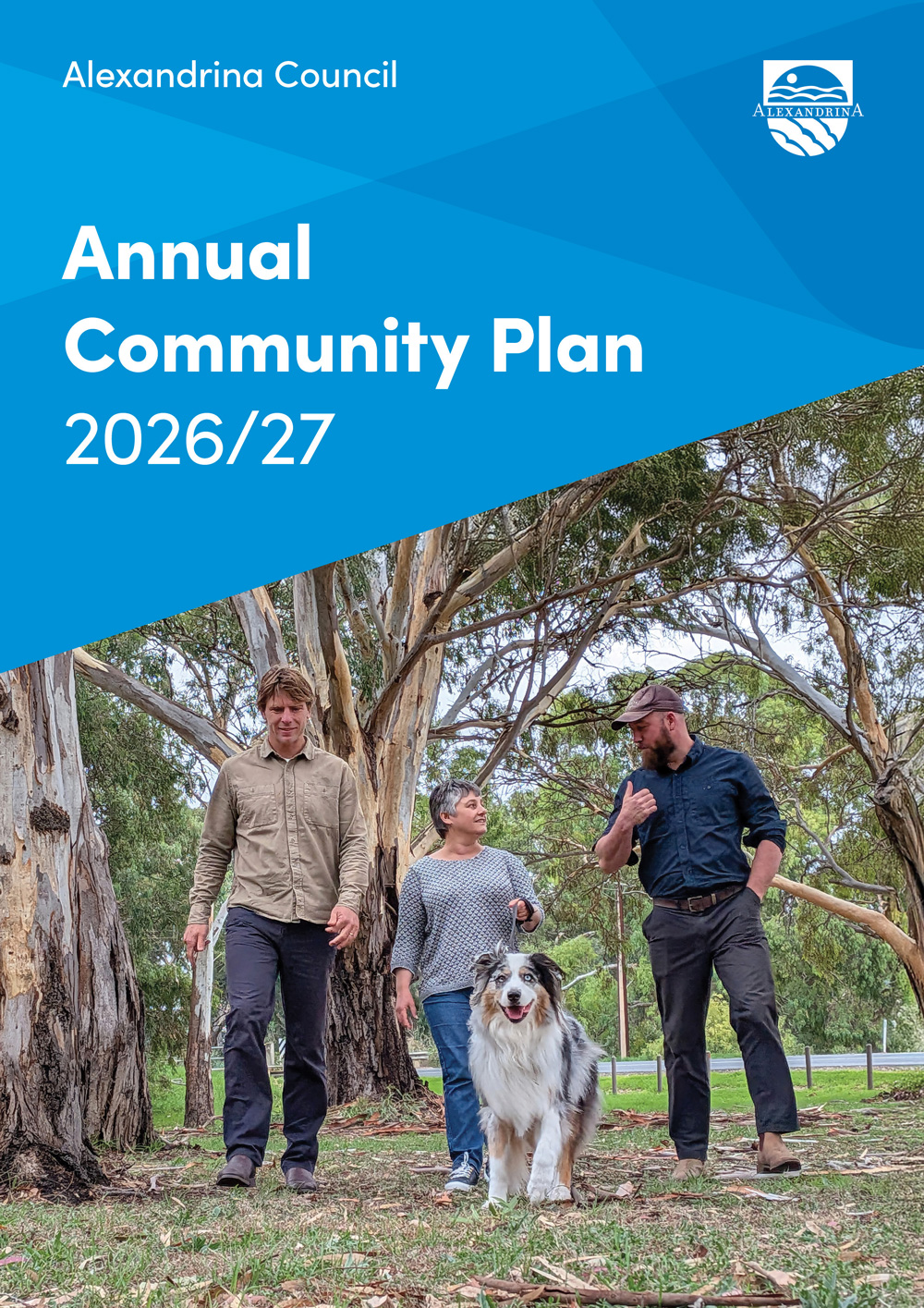 Front cover of the Annual Community Plan 2025/26