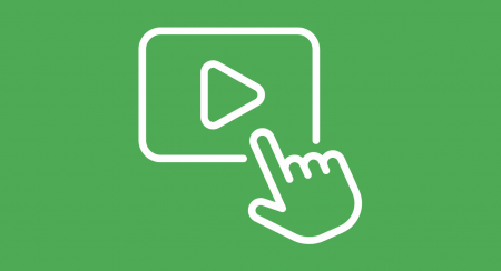 Blue video icon