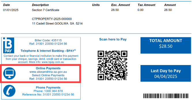 Example of a Debtors Notice