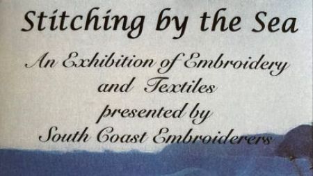 Stitching by the Sea: Exhibition Flyer