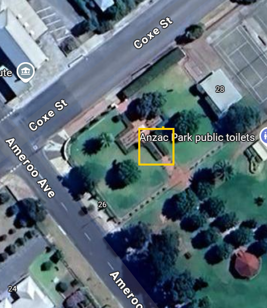 Map showing the areas of hedge to be removed