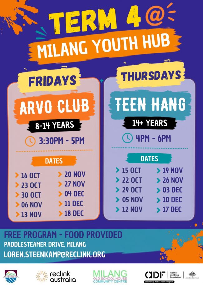 Arvo Club at Milang Youth Hub