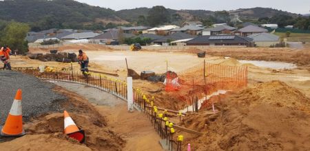 Major project construction site image