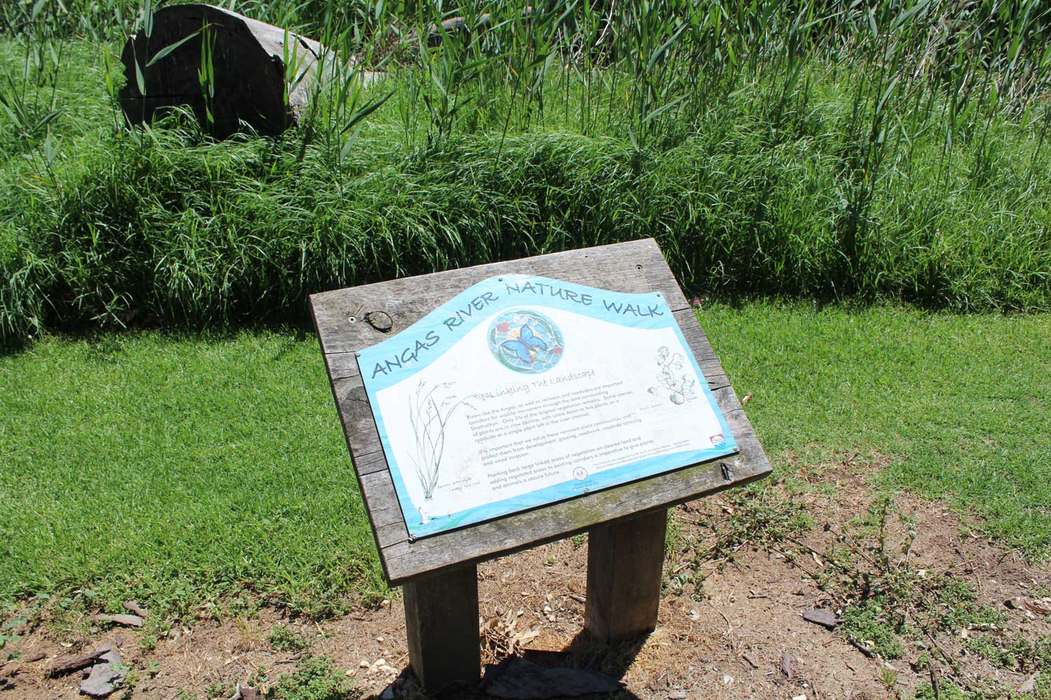 Rotary Park Angas River Nature Walk Signage
