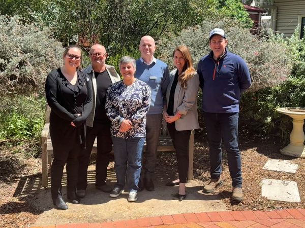Members of the Project Partnership Group and Alexandrina Council met recently at the Langhorne Creek Hub