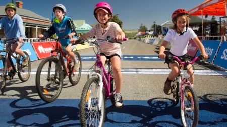 Children on Bikes