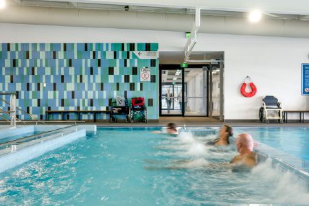 Photo of people using the Hydrotherapy Pool